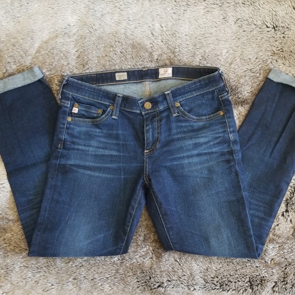 AG Cigarette Roll-Up jean